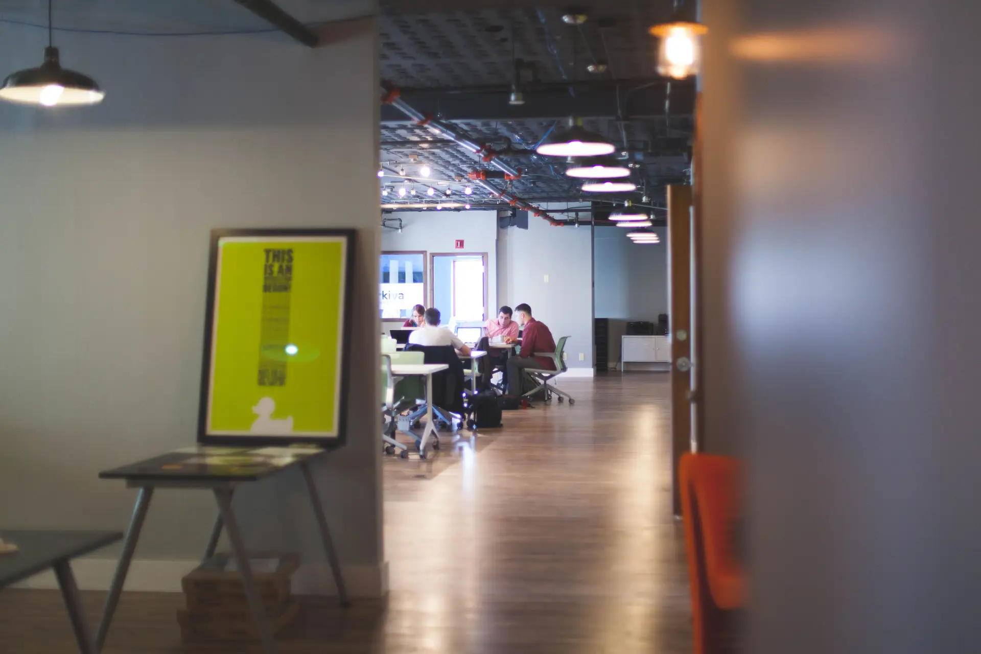 Modern creative office background